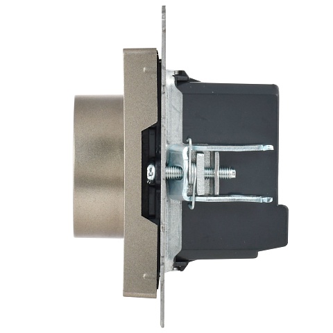 IEK BRITE BASE Шампань Термостат электронный с инд. ТС10-1-БрШ (терморегулятор)