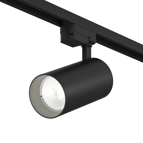 Denkirs DK6455-BK Трековый светильник SOLID KOPER, 155мм, d80, 220V, LED 3000K, 30W, IP20, черный, алюминий