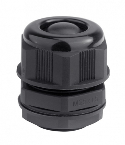 DKC  Кабельный ввод, IP68, M63, с мембраной, черный, для кабеля d.29-35mm