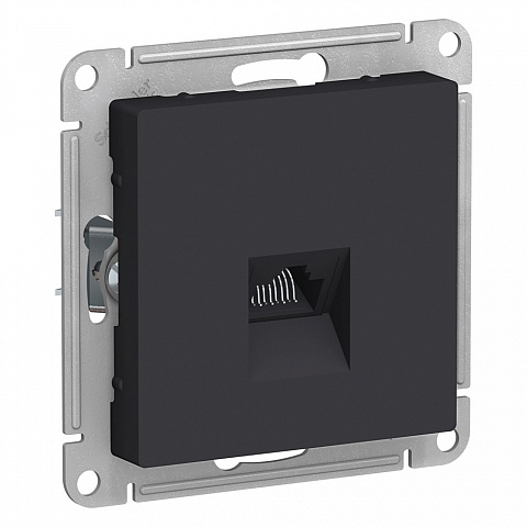 SE AtlasDesign Карбон Розетка компьютерная RJ45, механизм