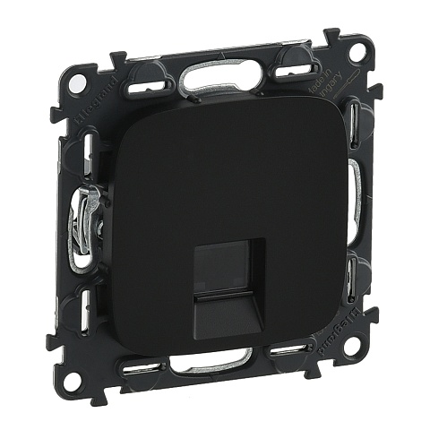 Legrand Valena ALLURE DIY Антрацит Розетка комп(RJ45) 1-ая 5 кат UTP