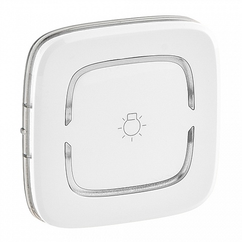 Legrand Valena ALLURE Бел MyHome Накладка механизма BUS/SCS.С символом "Освещение", 2 мод