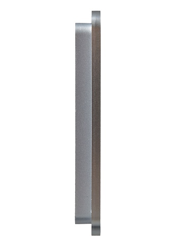 IEK BRITE DECOR Алюминий/алюм метал. скругл.угол Рамка 2-м РУ-2-1-Бр RE AL