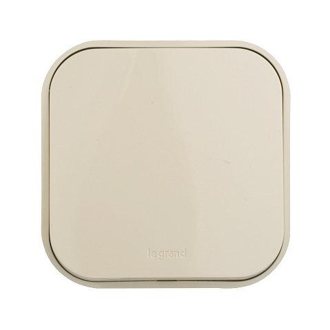 Legrand Quteo Бежевый Кнопка 1-клавишная 6А