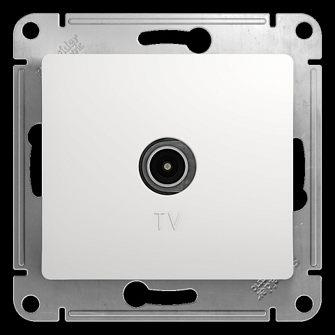 SE Glossa Бел Розетка TV оконечная 1DB