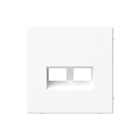 Systeme Electric ArtGallery Лотос Накладка двойная для информационных функций типа Keystone