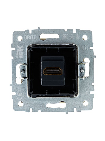 IEK BRITE Розетка HDMI РHDMI-0-БрКр бежевый