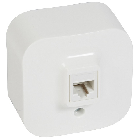 Legrand Quteo Белый Розетка RJ11