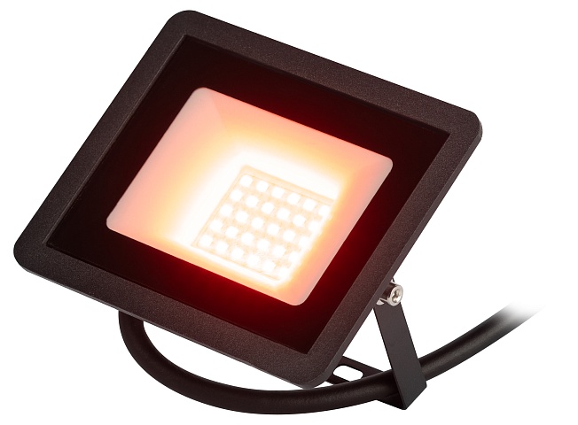 ЭРА Прожектор светодиодный уличный LPR-025-RED-030 30Вт красное свечение IP65 гарантия 2 года
