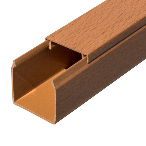 Промрукав Кабель-канал бук 2-й замок в п/э 40х40 (24 м/уп)