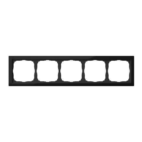 Systeme Electric ArtGallery Pure Органическое стекло Черный Рамка 5-ая