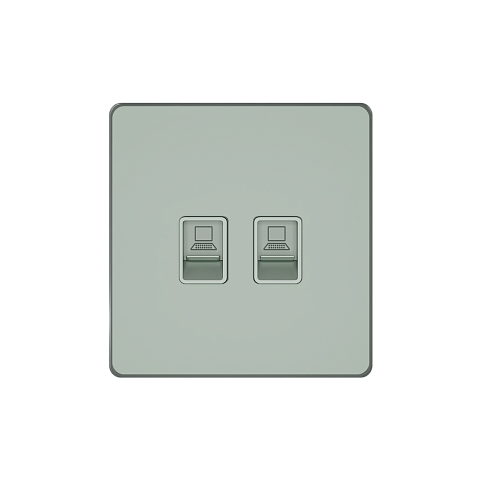 Systeme Electric Systeme Infinity Таежное утро Розетка информационная RJ-45 кат.5e 2-я