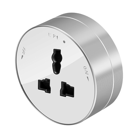 Systeme Electric MultiTrack Розетка универс. круглая 13А/250В Белый