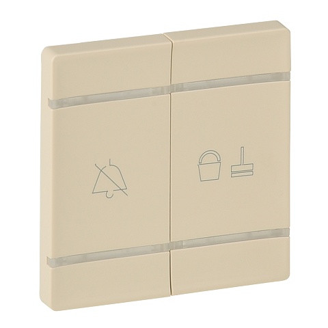 Legrand Valena LIFE Сл.кость MyHome Накладка дв. для мех. BUS/SCS.С сим"Не бесп"/"Убрать ном"2 мод