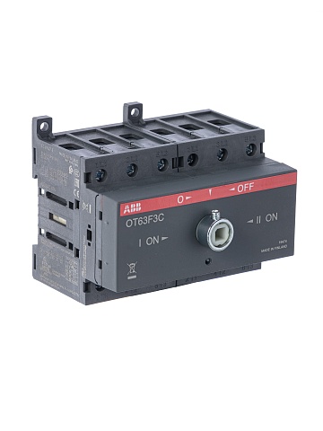ABB OT63F3C Выключатель-разъединитель реверс 3P 63А, без ручки управления 1SCA105338R1001