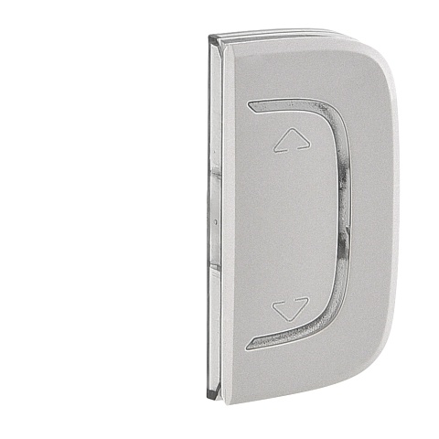 Legrand Valena ALLURE Алюм MyHome Накладка мех. BUS/SCS с симв "Вверх-вниз" 1 мод ,уст спр или сл