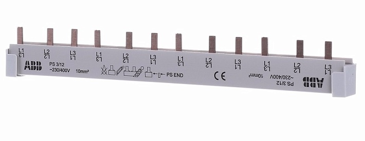 ABB PS3/12 Разводка шинная 3Ф на 12М 63 А штырек
