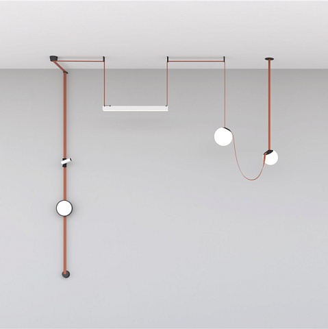 Denkirs DK5577-WH Трековый светильник Belty Linear со светодиодом L642mm H45mm 48V 24W 120° 3000K IP20 белый алюминий