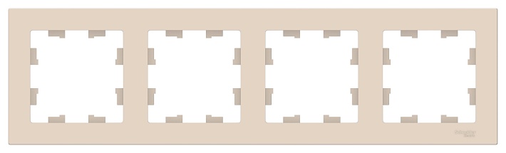 SE AtlasDesign Беж Рамка 4-ая, универсальная