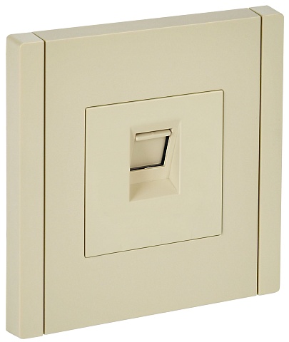 IEK FORTE&PIANO Ваниль Розетка комп. RJ45 кат.5E FP432