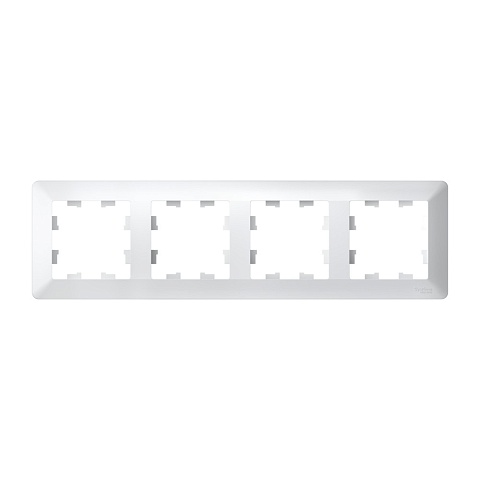 Systeme Electric AtlasDesign Air Белый/дымчатый белый Рамка 4-ая