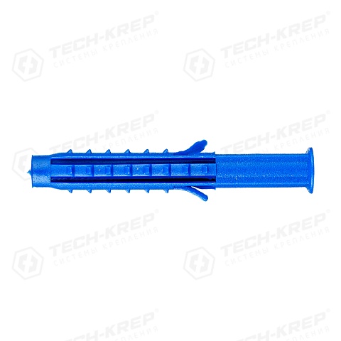 Tech-Krep Дюбель распорный Чапай 6х50 шипы+усы (синие) (1000 шт) - пакет накл.