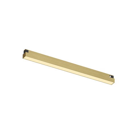 Denkirs DK5751-SB Светильник для трека SHINE LINEAR со светодиодом, L301*W19*H27, 48V DC, 12W, RA≥90, 3000K, IP20, сатинированная латунь, алюминий