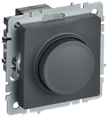 IEK BRITE BASE Графит Светорег. пов-наж. 600Вт СС10-1-0-БрГ