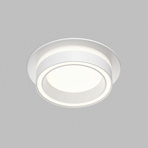 Denkirs DK-DH2010-WH Встраиваемый светильник GLOW, GX53, до 15 Вт, LED, IP20, белый, алюминий, акрил