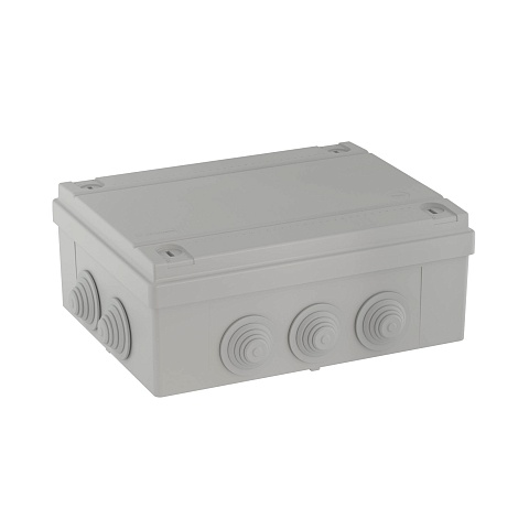 DKC Коробка ответвительная 240x190x90 IP55 с кабельными вводами 2х40+6х32мм