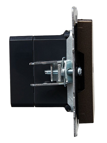 IEK BRITE Роз. USB A+C 18Вт РЮ11-1-БрТБ бр.
