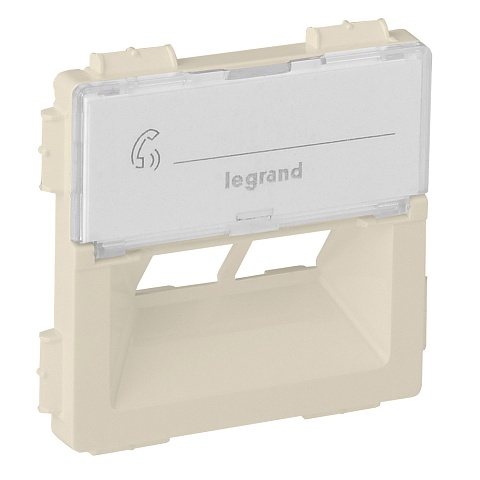 Legrand Valena LIFE Сл.кость Накладка розетки комп 2-ой Rutenbeck