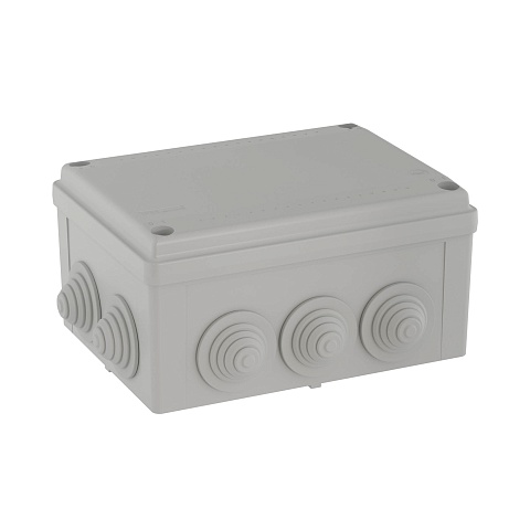 DKC Коробка распределительная 190х140х70 IP 55 10 конических сальников