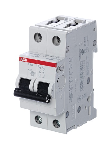 ABB Выключатель автоматический 2-полюсной S202 K25