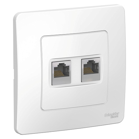 SE Blanca внутр Бел Розетка 2-ая компьютерная RJ45
