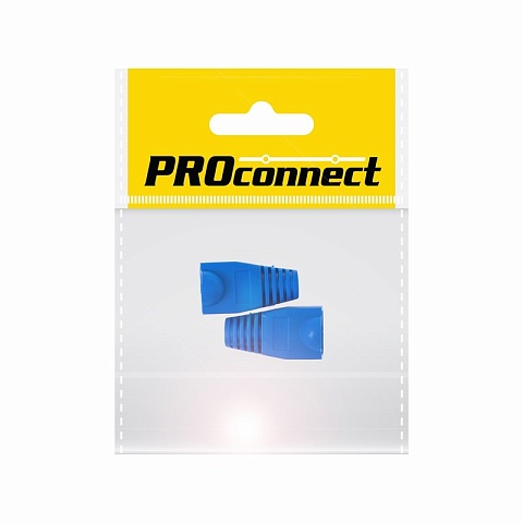PROconnect Защитный колпачок PROconnect для штекера, 8Р8С (Rj-45), синий, 2 шт., пакет БОПП