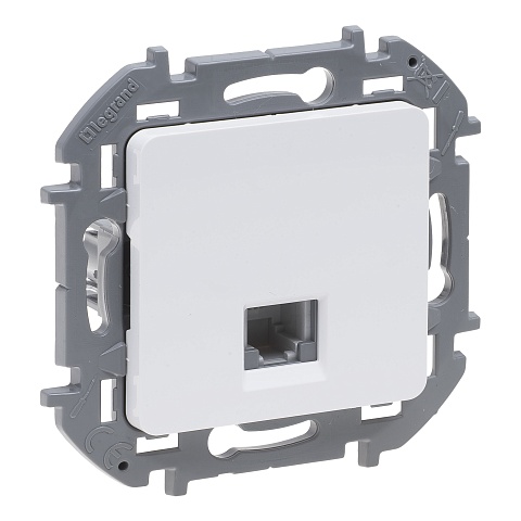 Legrand INSPIRIA Белый Телефонная розетка RJ11