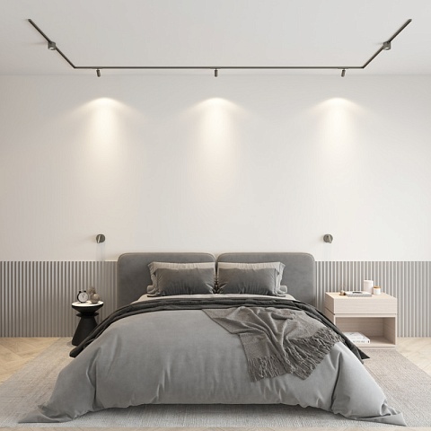 Denkirs DK5072-DN Бра SHINE WALL со светодиодом, D104*H68, IP20, 3000К, 3W, RA≥90, темный никель, алюминий