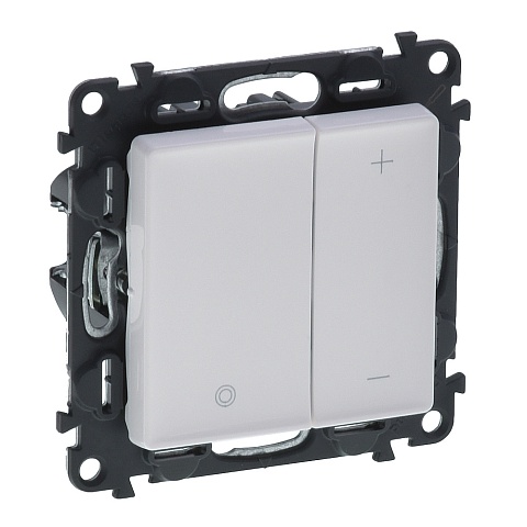 Legrand Valena LIFE DIY Бел Светорегулятор кнопочный универ. 400Вт без нейтрали
