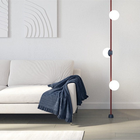 Denkirs DK5551-BK Трековый светильник Belty Orb со светодиодом d150mm H147mm 48V 10W 120° 3000K IP20 черный пластик